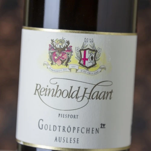 Reinhold Haart Goldtröpfchen Riesling Auslese 2009 - 37,5 Cl. 4 Reinhold Haart Goldtröpfchen Riesling Auslese 2009 - 37,5 Cl. - Imagen 2